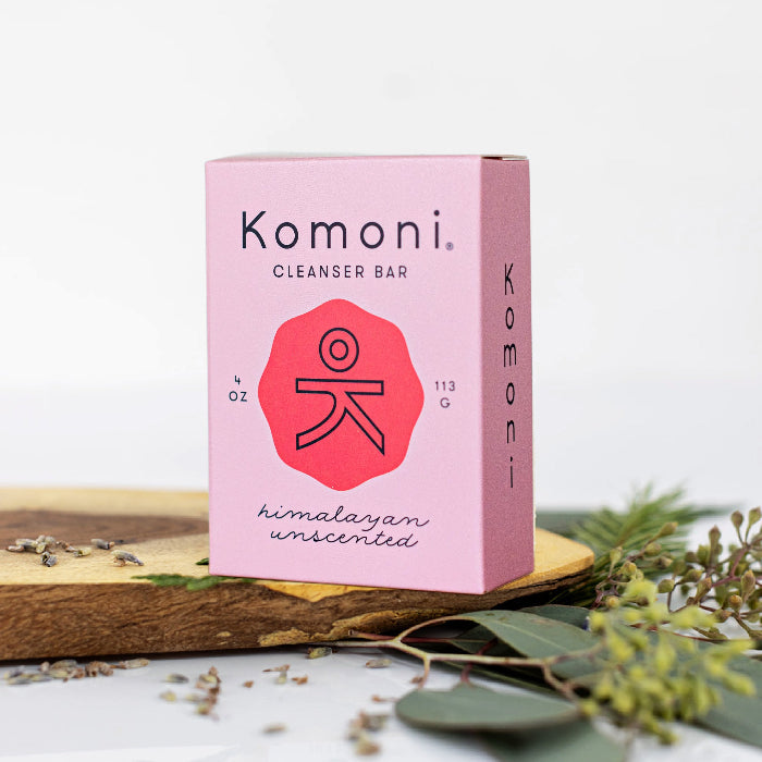 Komoni - Himalayan Unscented Face & Body Cleanser Bar