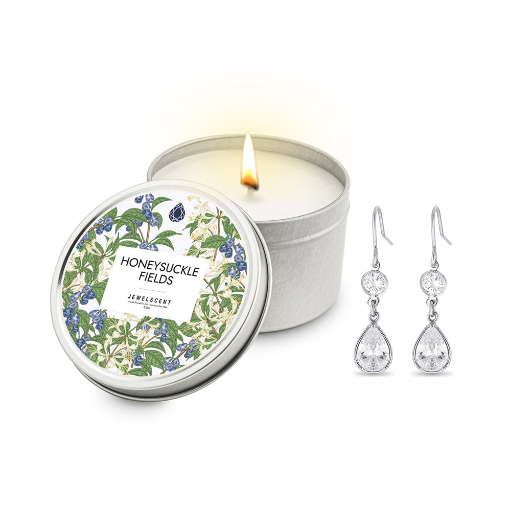 JewelScent - Honeysuckle Fields 5.5oz Tin Jewelry Candle