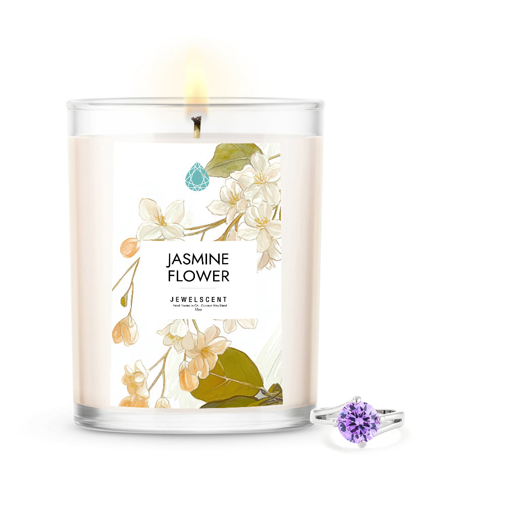 JewelScent - Jasmine Flower 18oz Home Jewelry Candle