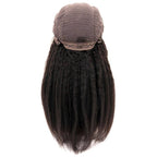 Private Label - Kinky Straight 4x4 Transparent Lace 100% Human Hair Closure Wig