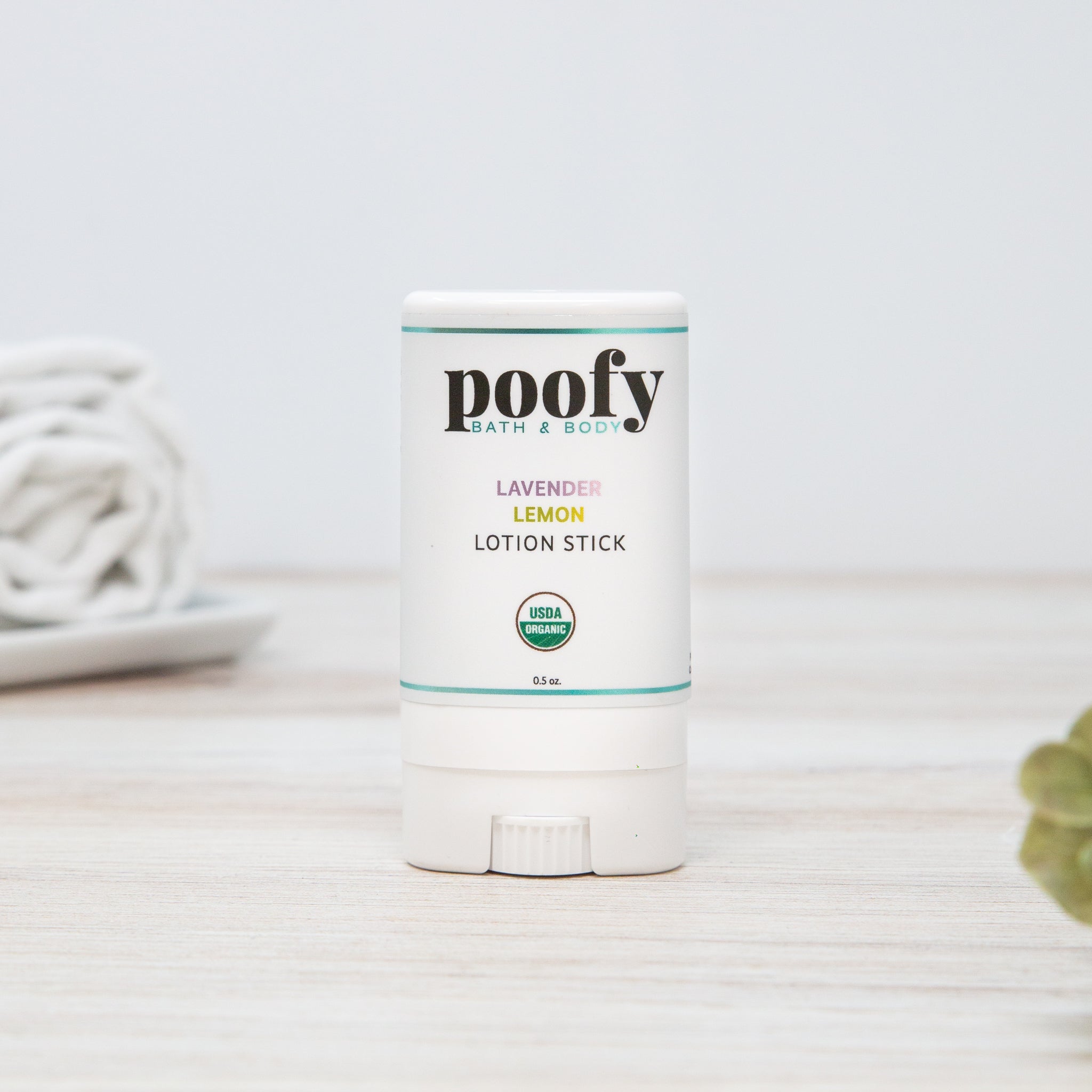 Poofy Organics - Lavender Lemon Lotion Stick Organic