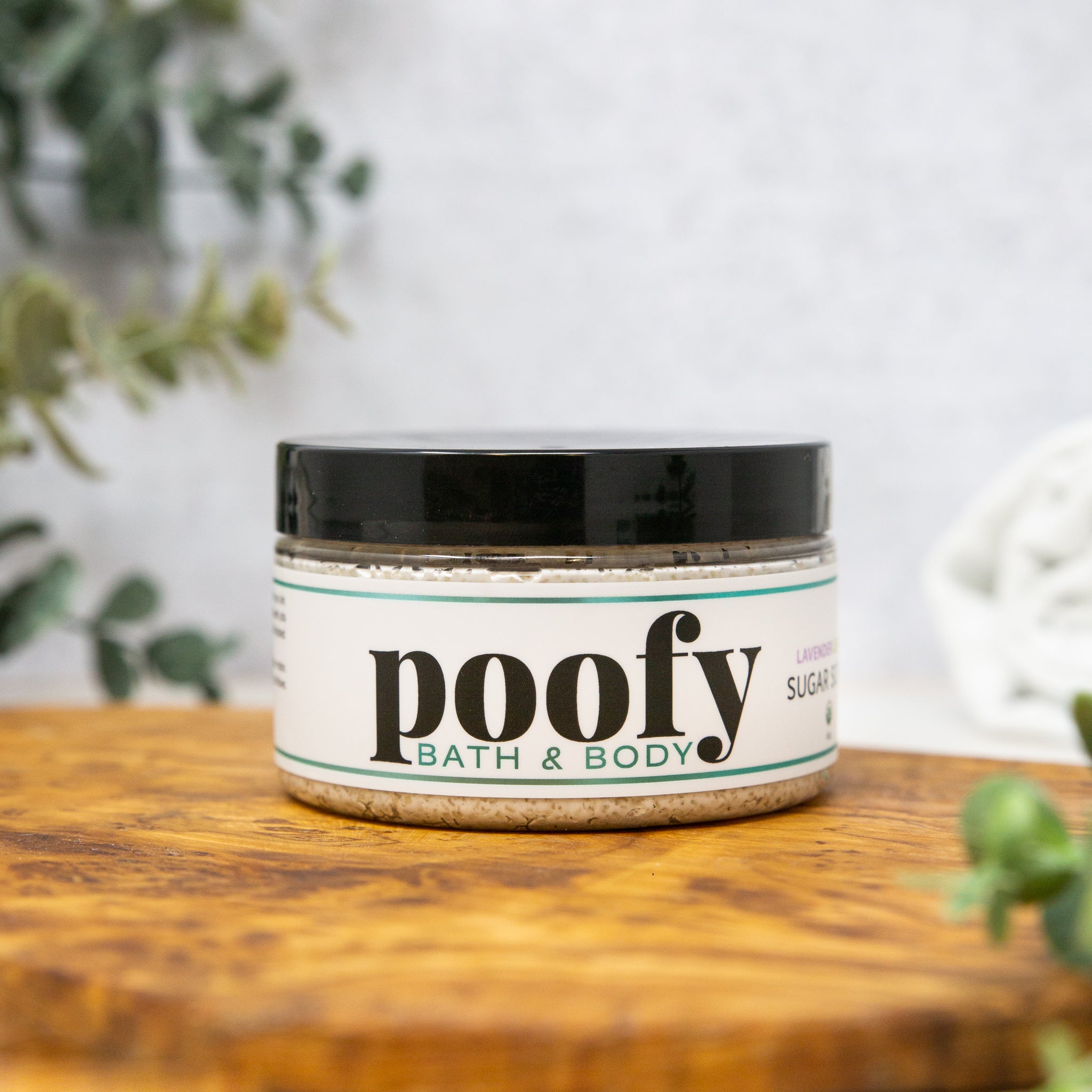 Poofy Organics - Lavender Lemon Creamy Sugar Scrub Organic