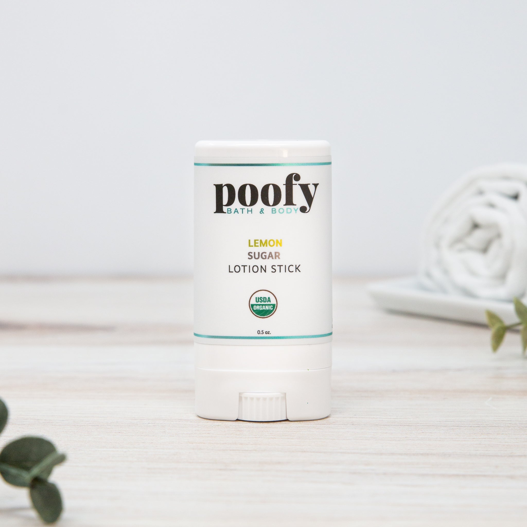 Poofy Orgnics - Lemon Sugar Lotion Stick Organic