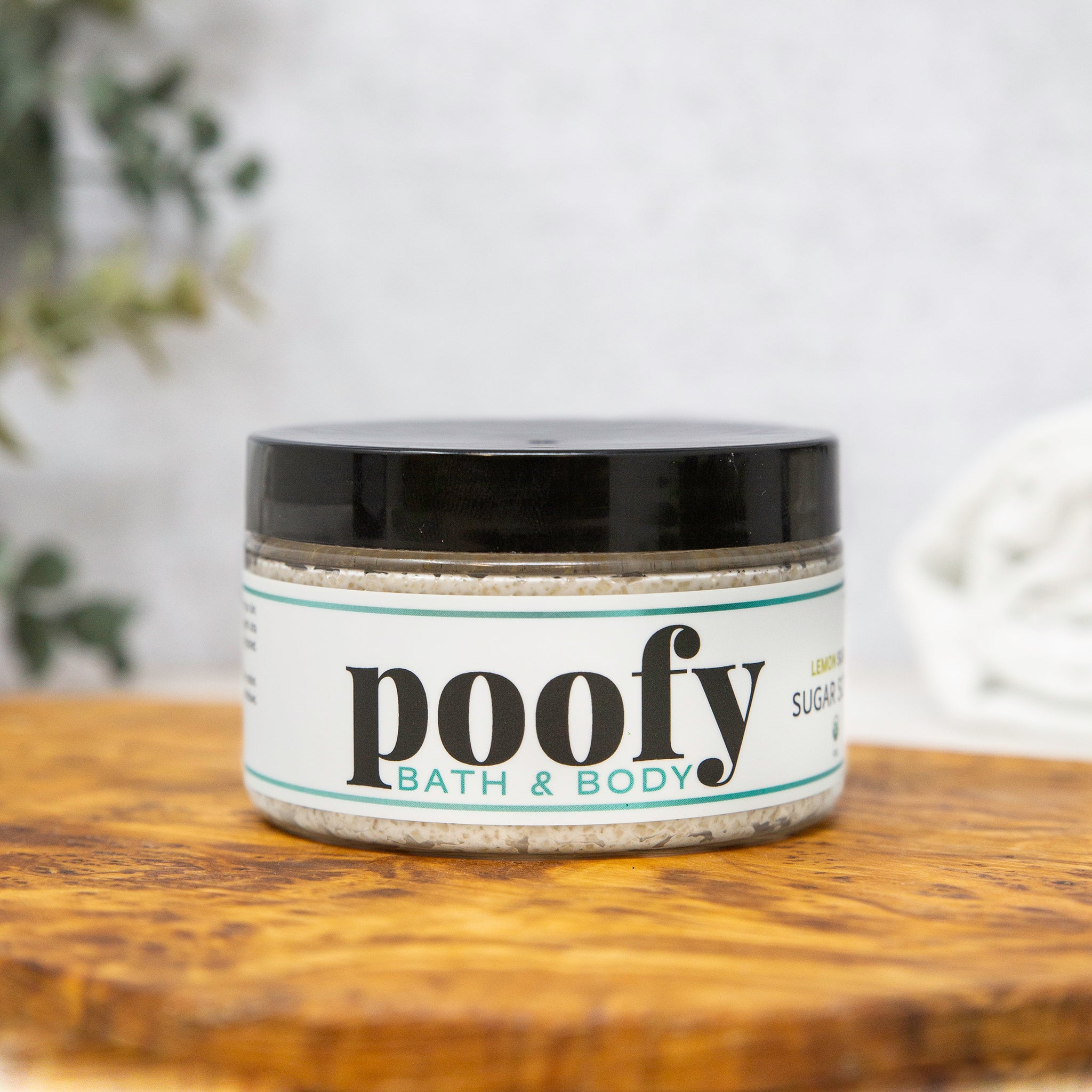 Poofy Organics - Lemon Sugar Creamy Sugar Scrub Organic