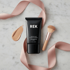 REK Cosmetics - Light Nude | Mineral Liquid Powder Foundation with SPF 15