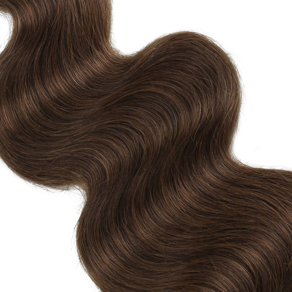 Private Label - Medium Brown Body Wave 100% Human Hair Bundles