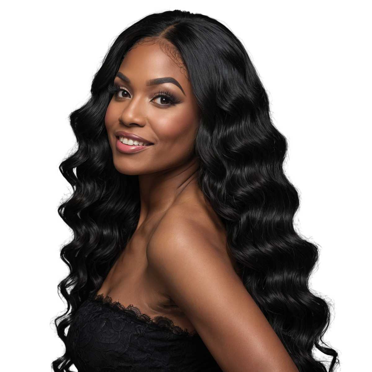 Private Label - Jet Black Body Wave 100% Human Hair Bundles