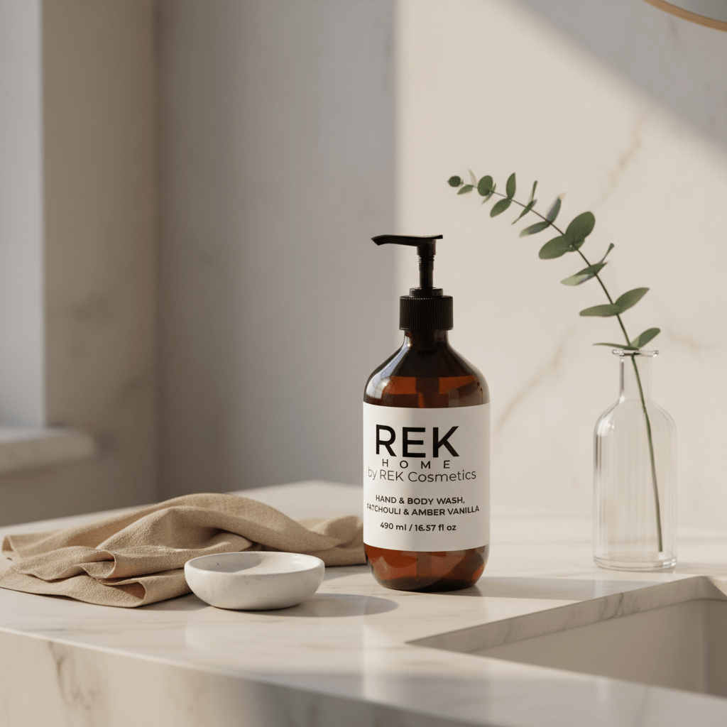 REK Cosmetics - Patchouli & Amber Vanilla Hand & Body Wash