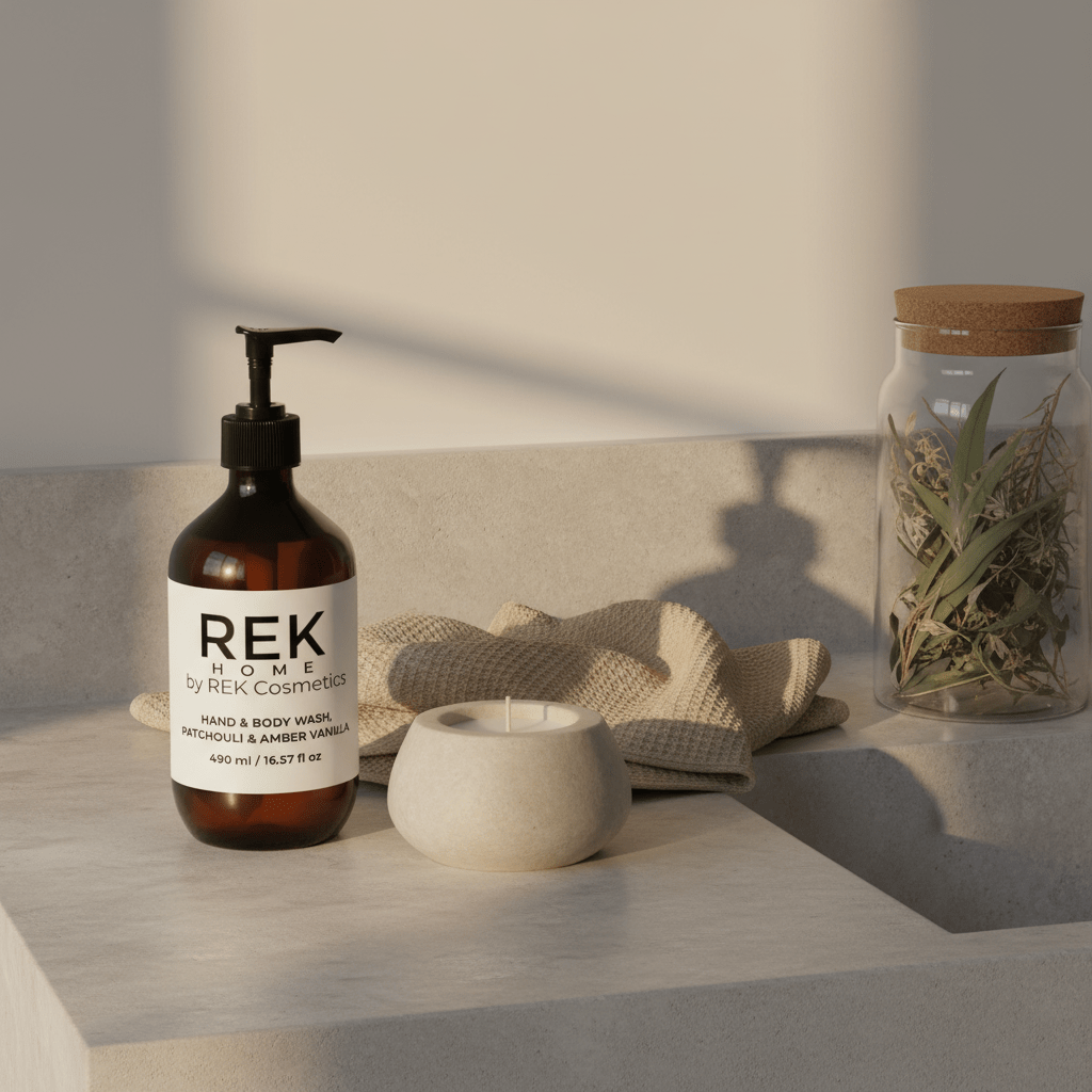 REK Cosmetics - Patchouli & Amber Vanilla Hand & Body Wash