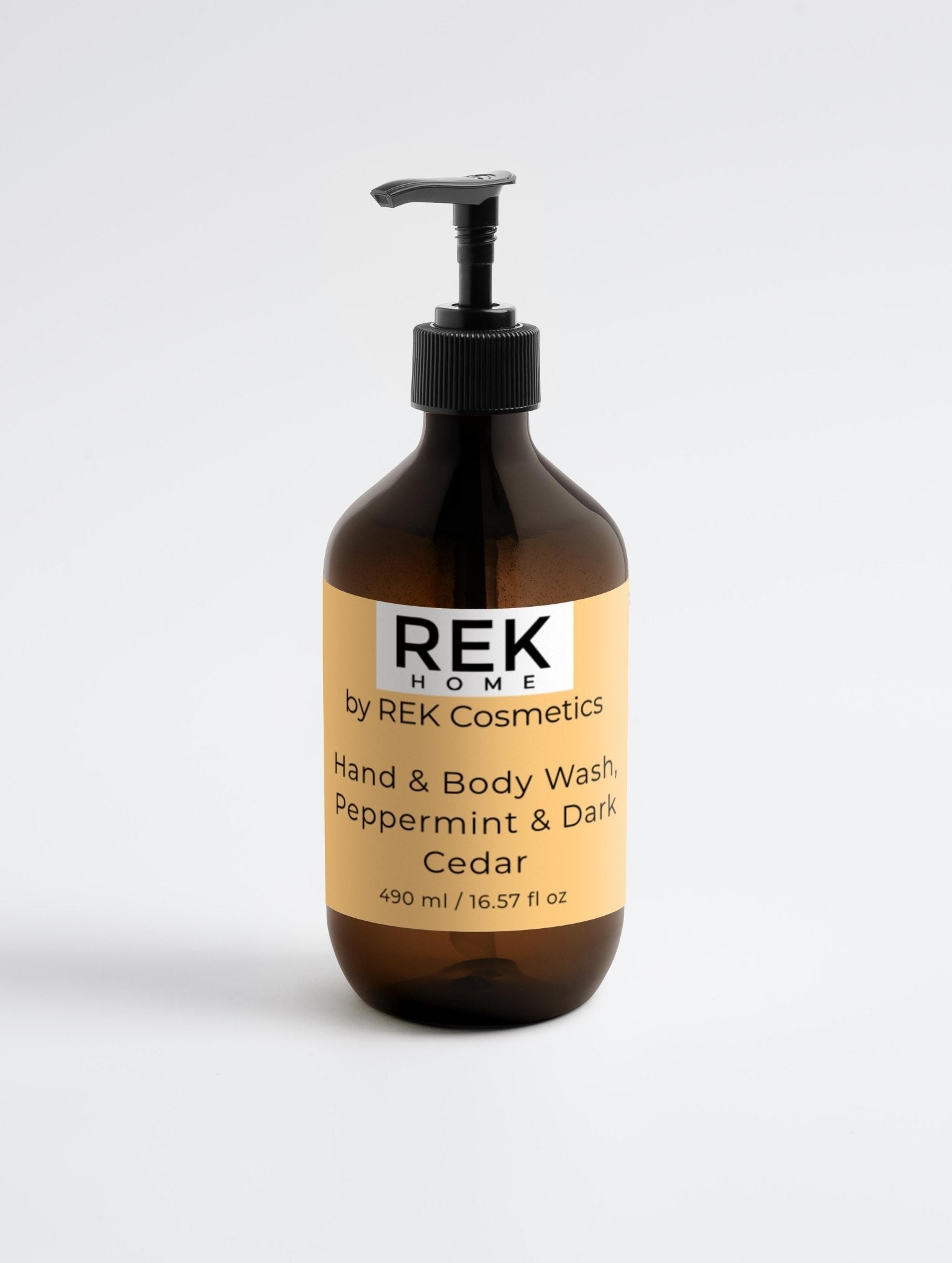 REK Cosmetics - Peppermint & Dark Cedar Hand & Body Wash