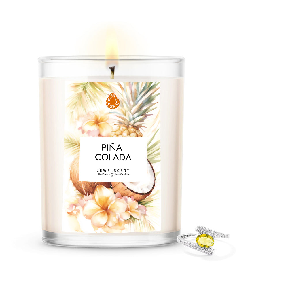 JewelScent - Pina Colada 18oz Home Jewelry Candle