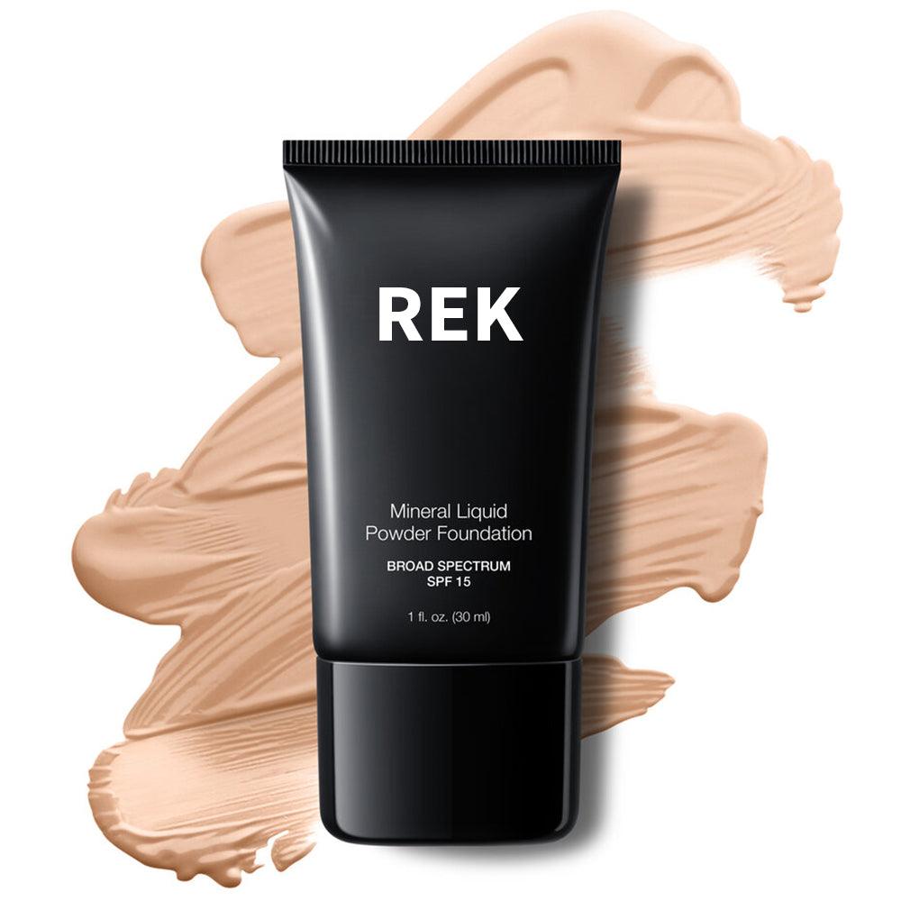 REK Cosmetics - Mineral Liquid Powder Foundation with SPF 15