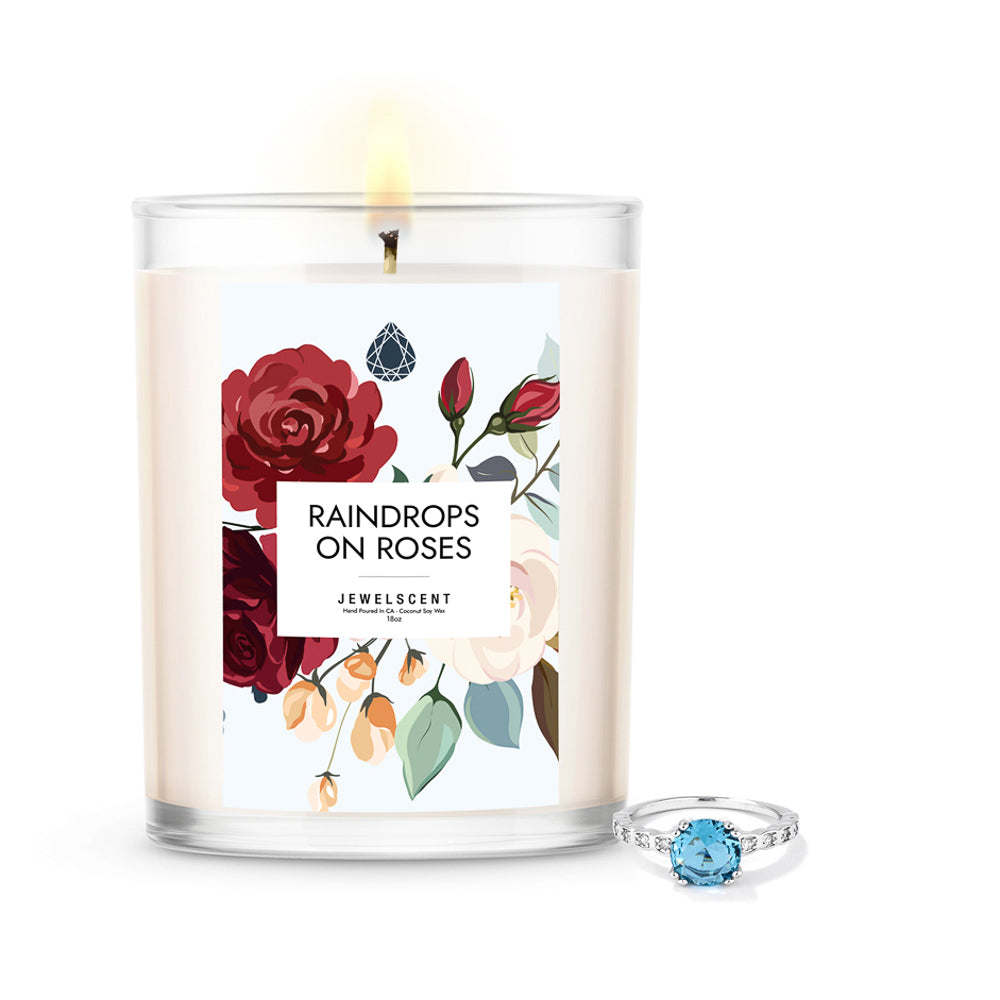 JewelScent - Raindrops on Roses 18oz Home Jewelry Candle