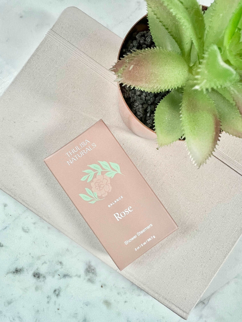 Thulisa Naturals - Rose Shower Steamers- 2 Pack