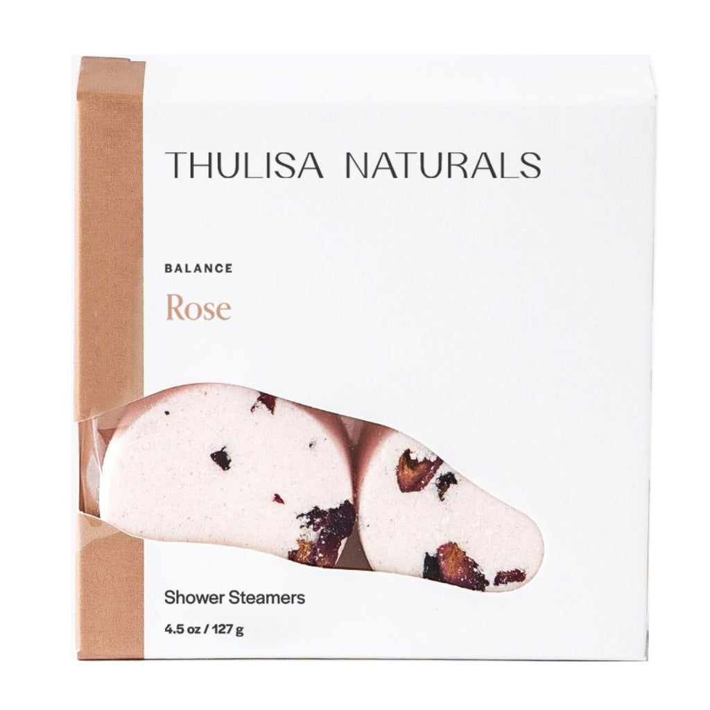 Thulisa Naturals - Balance Rose Shower Steamers -4 Pack