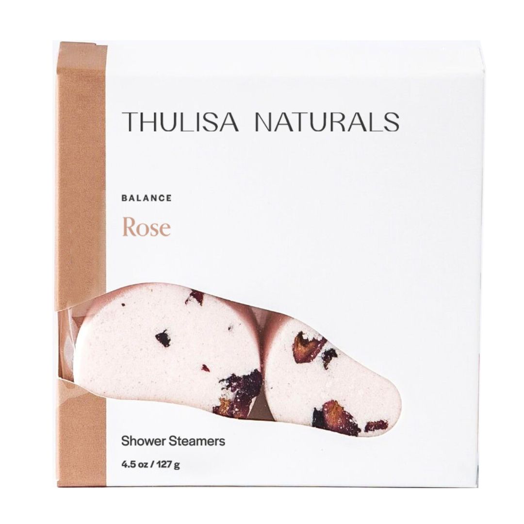 Thulisa Naturals - Balance Rose Shower Steamers -4 Pack