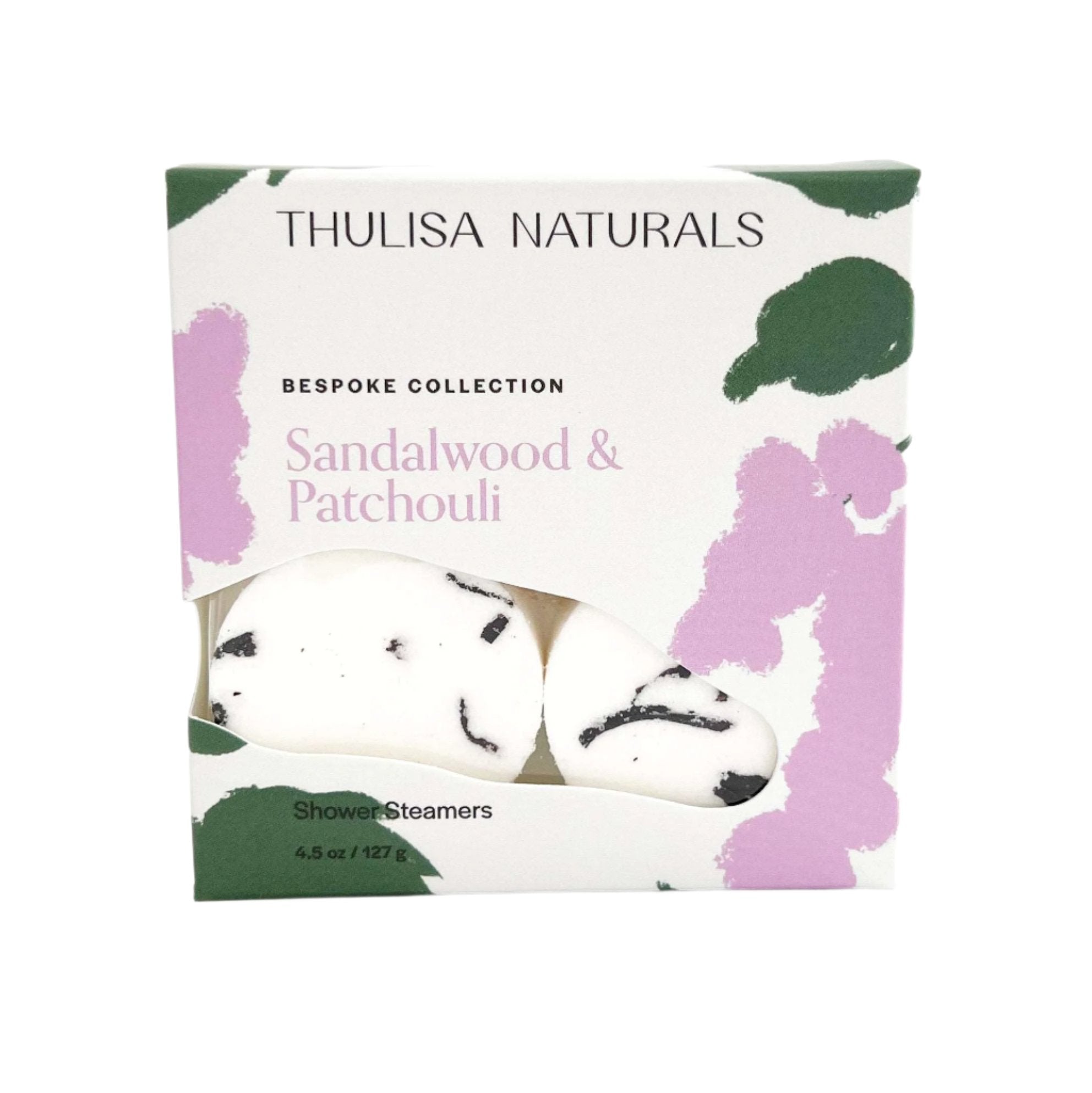 Thulisa Naturals - Sandalwood & Patchouli Shower Steamers -4 Pack