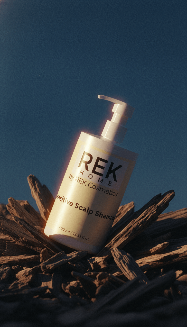 REK Cosmetics - Sensitive Scalp Shampoo – Gentle, Nourishing Formula