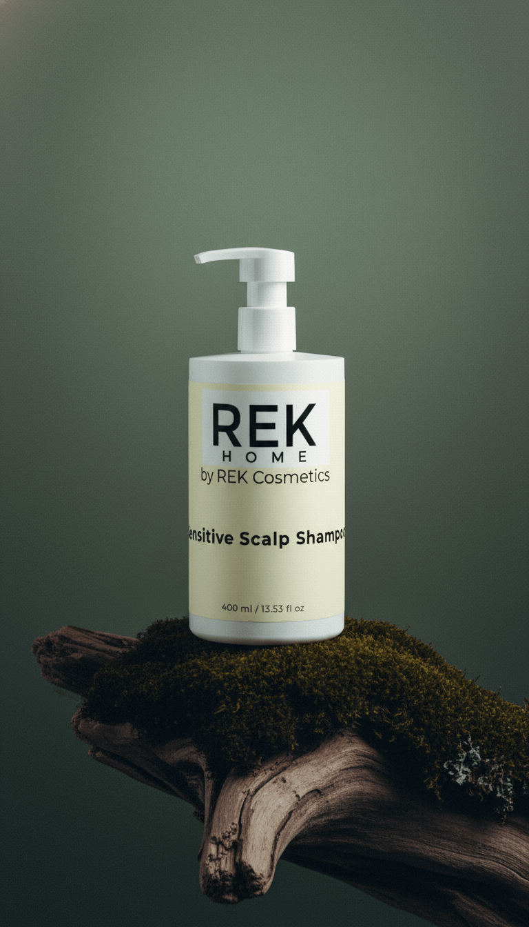 REK Cosmetics - Sensitive Scalp Shampoo – Gentle, Nourishing Formula