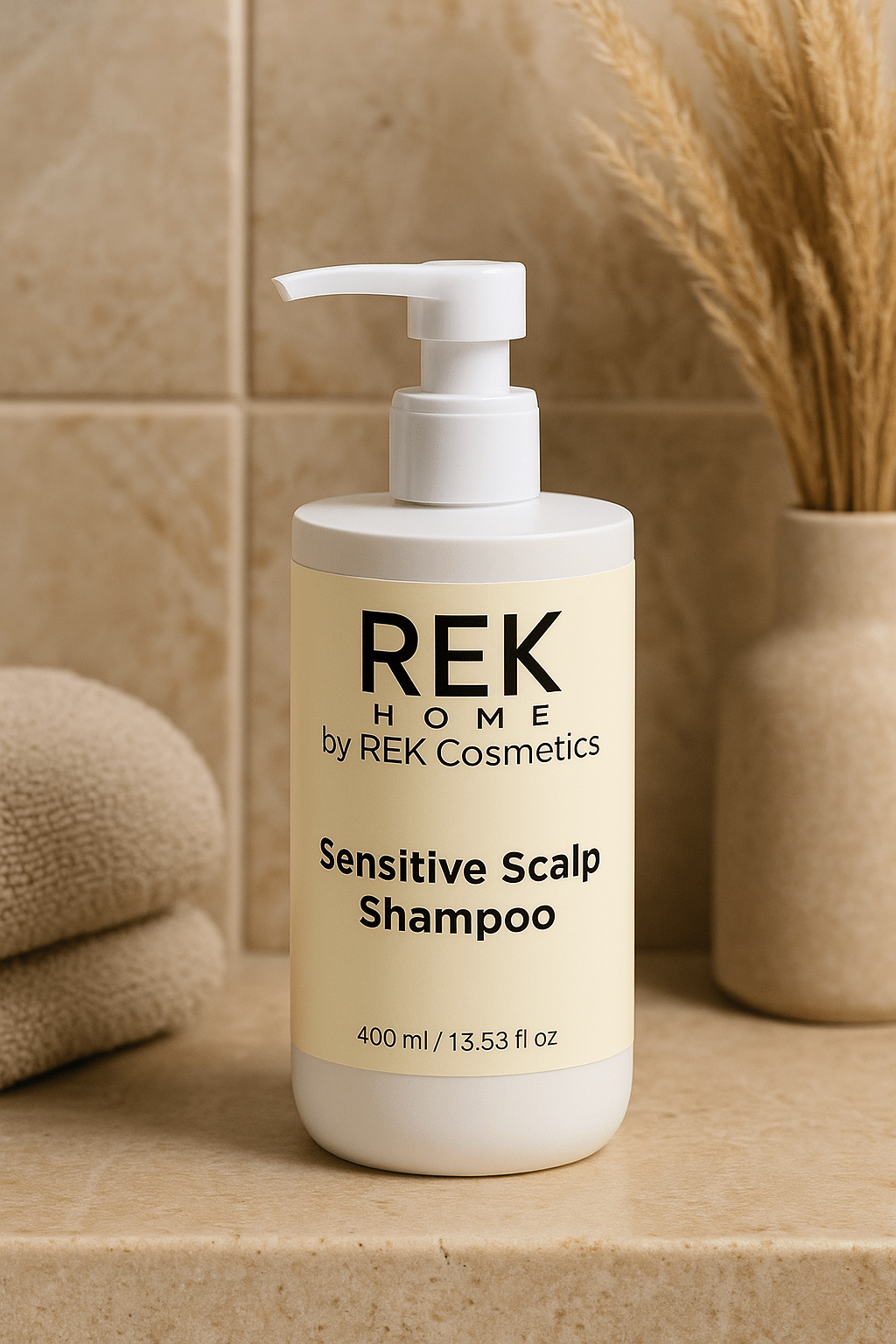 REK Cosmetics - Sensitive Scalp Shampoo – Gentle, Nourishing Formula