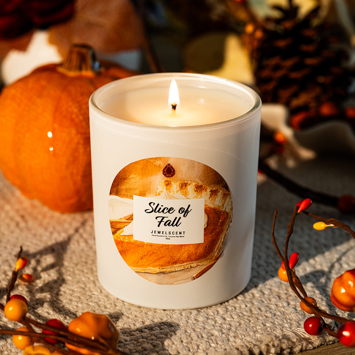 JewelScent - Slice Of Fall 10oz Signature Jewelry Candle