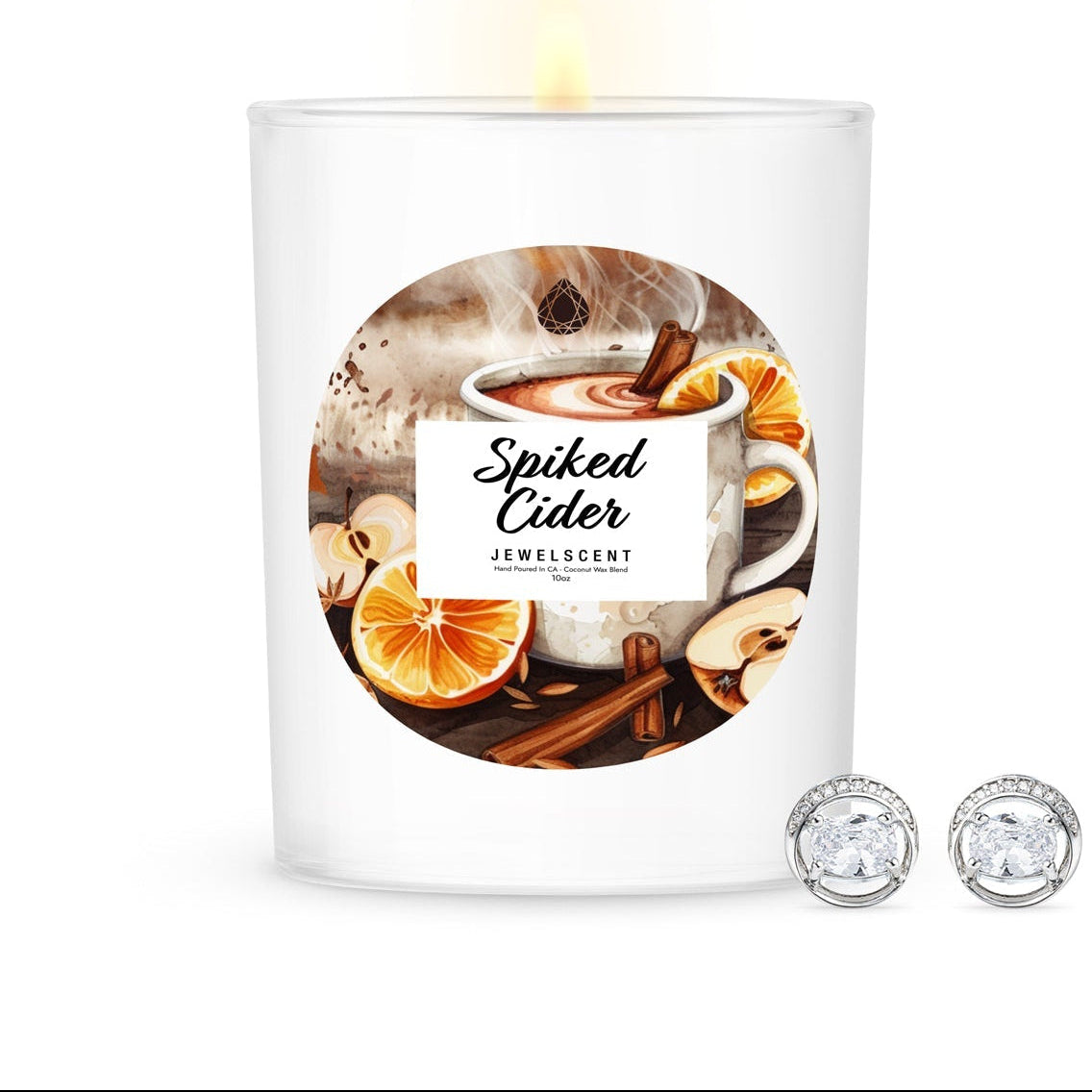 JewelScent - Spiked Cider 10oz Signature Jewelry Candle
