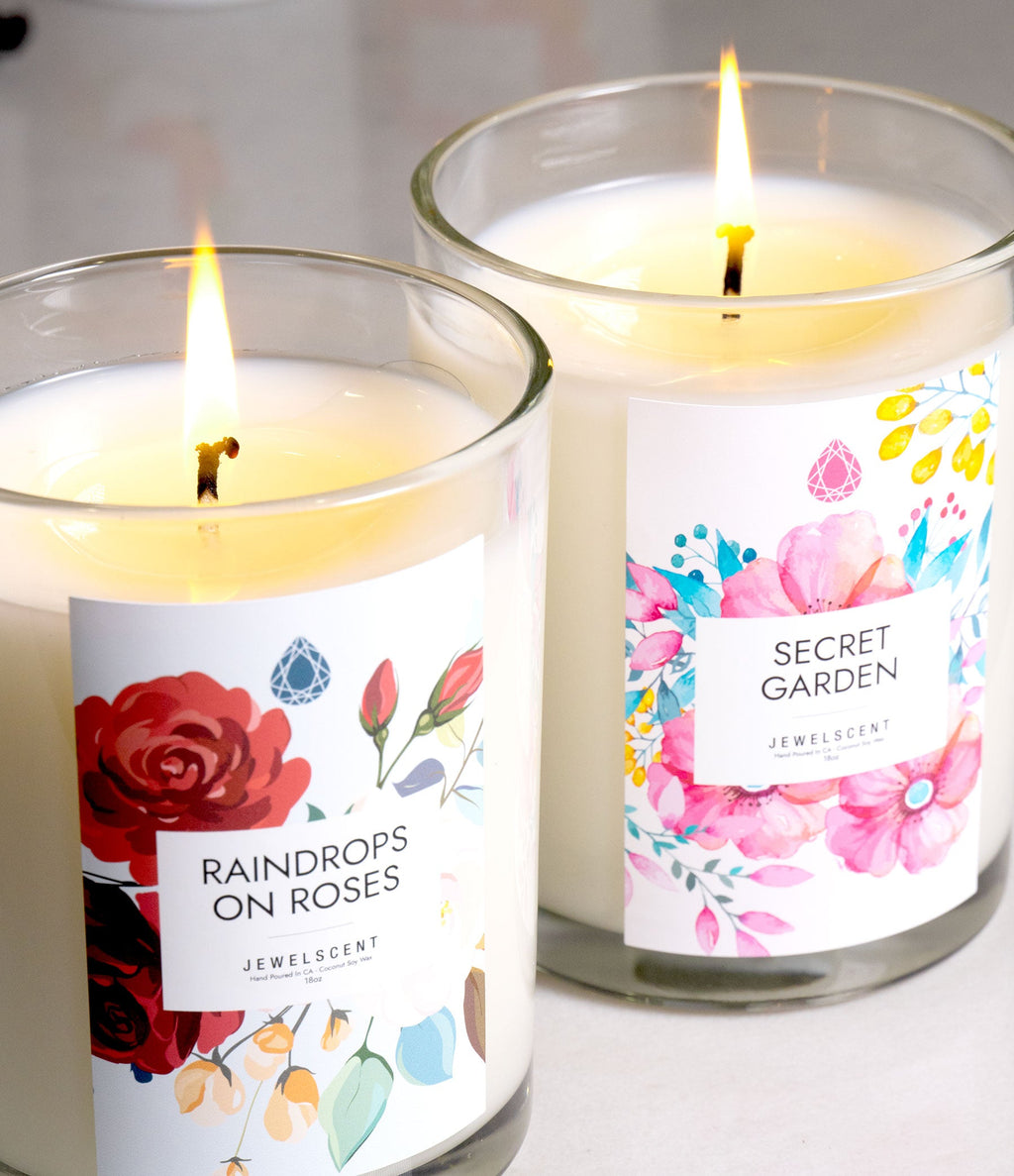 JewelScent - Raindrops on Roses 18oz Home Jewelry Candle