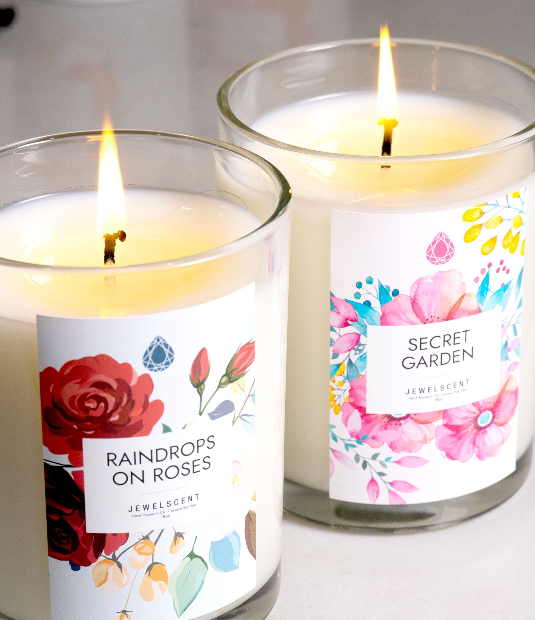 JewelScent - Raindrops on Roses 18oz Home Jewelry Candle