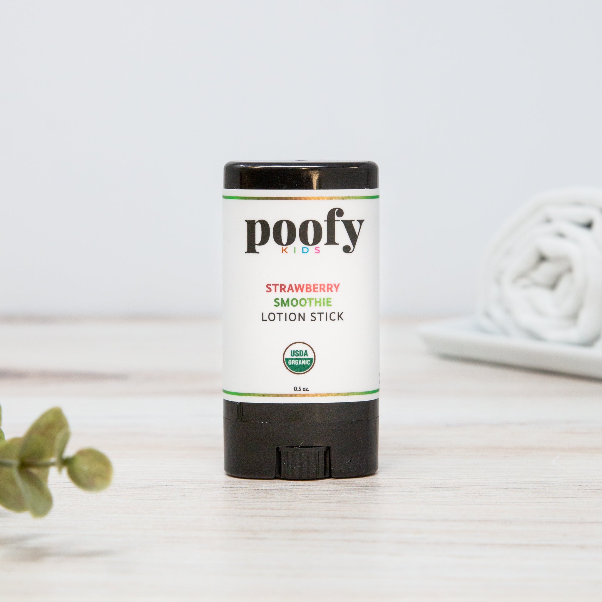 Poofy Organics - Strawberry Smoothie Lotion Stick Organic