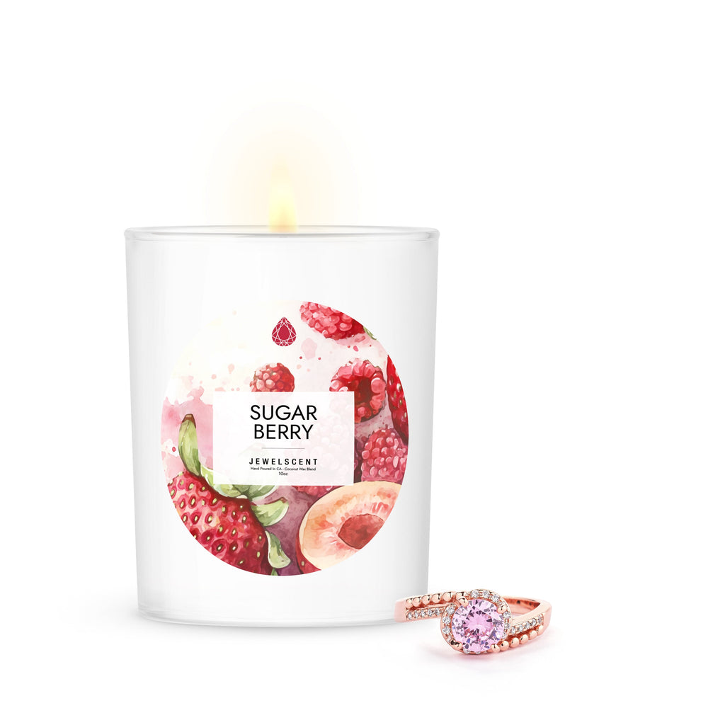 JewelScent - Sugar Berry 10oz Signature Jewelry  Candle