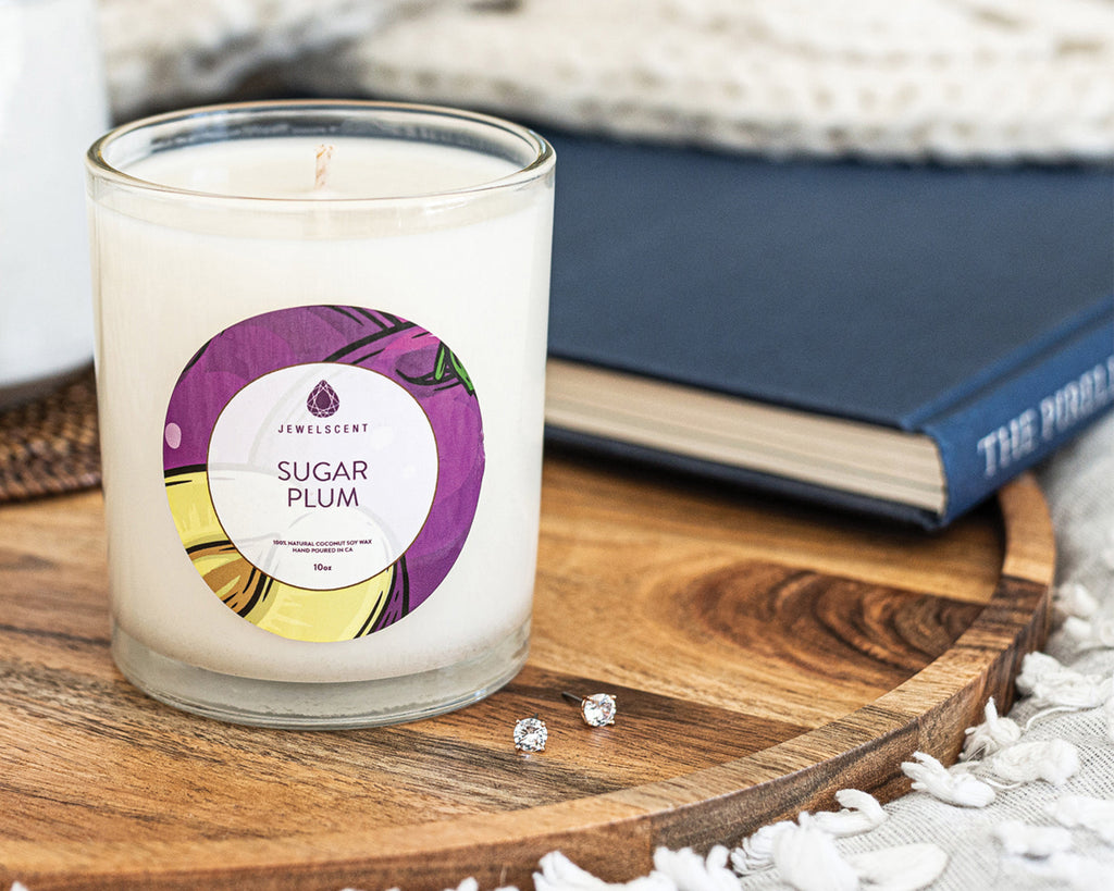 JewelScent - Sugar Plum 10oz Signature Jewelry Candle