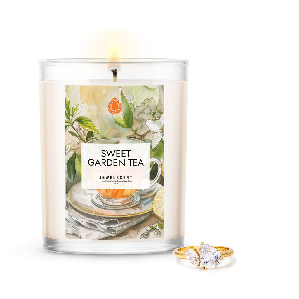 JewelScent - Sweet Garden Tea 18oz Home Jewelry Candle