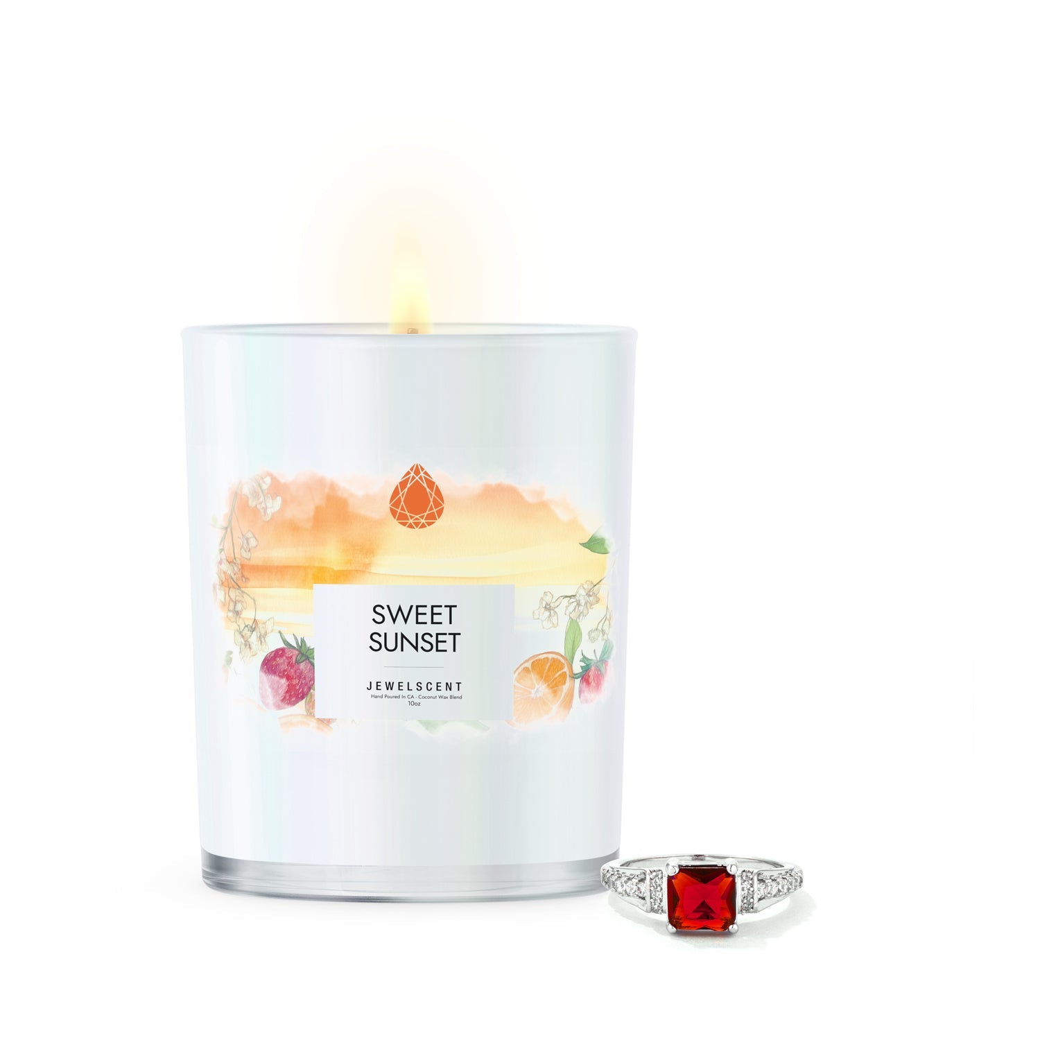 JewelScent - Sweet Sunset Iridescent 10oz Signature Jewelry Candle