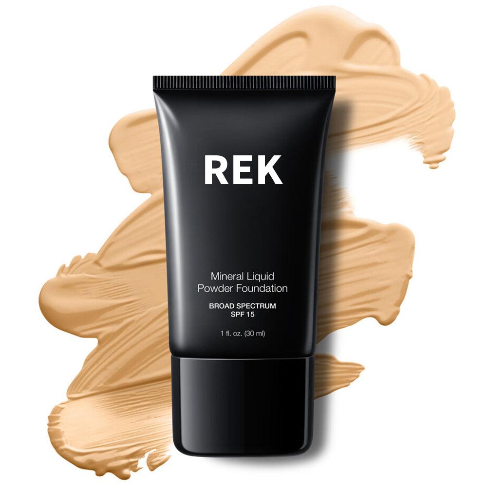 REK Cosmetics - Mineral Liquid Powder Foundation with SPF 15