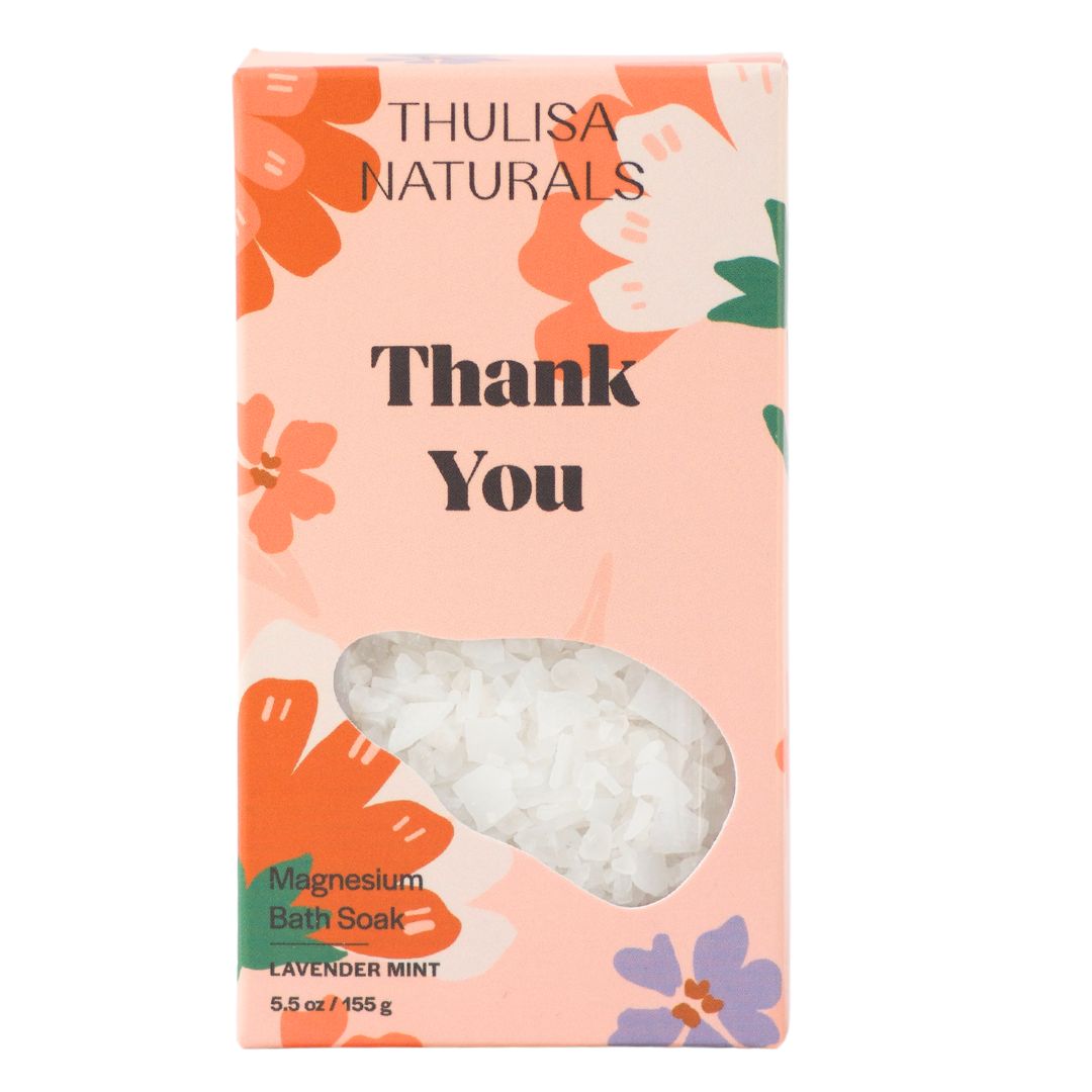 Thulisa Naturals -Thank You  Lavender Mint Magnesium Bath Soak