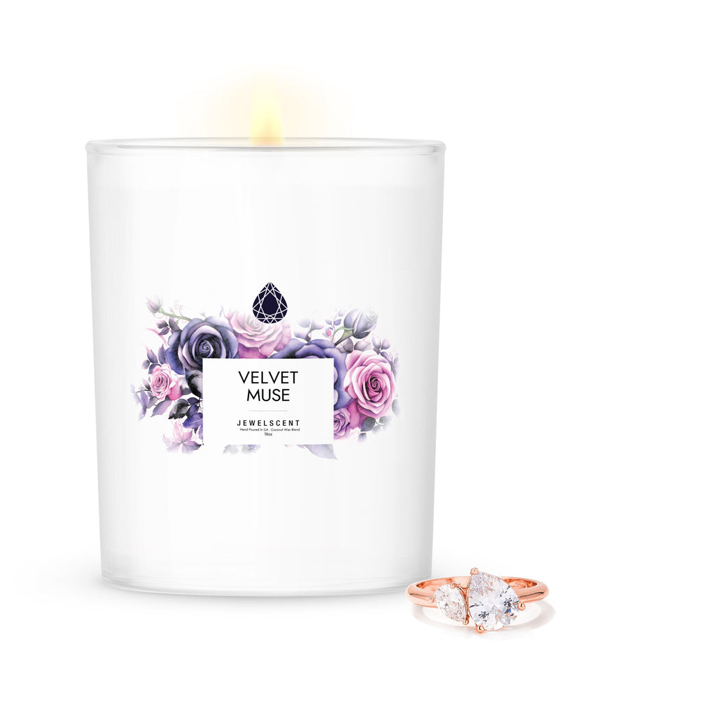 JewelScent - Velvet Muse 18oz Home Jewelry Candle