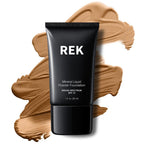 REK Cosmetics - Warm Nude | Mineral Liquid Powder Foundation with SPF 15