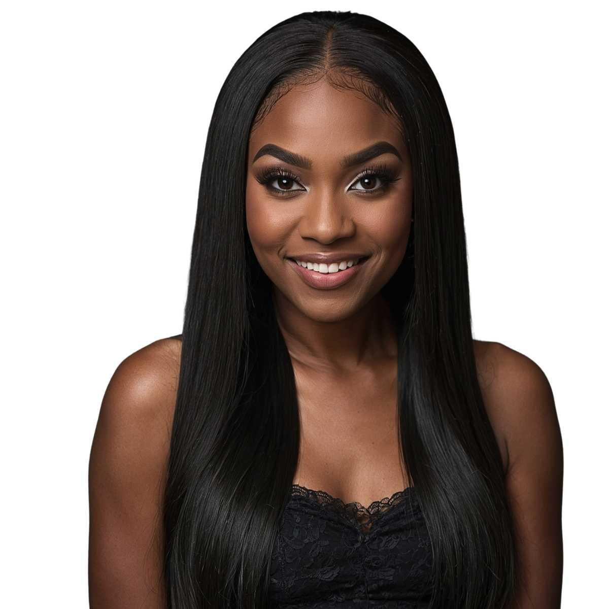 Private Label - Yaki Straight 100% Human Hair Bundles 12”-24”